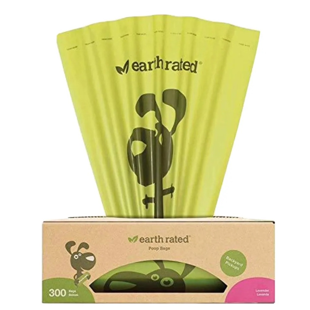 2 for 1 earth, rated poop bags, grab and go, single roll, 600 bags